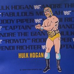 VHTF 1985 WWF Hulk Hogan Kids Suitcase!!!! RARE!!!