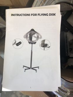 Salon Flying Disc Hairdryer 