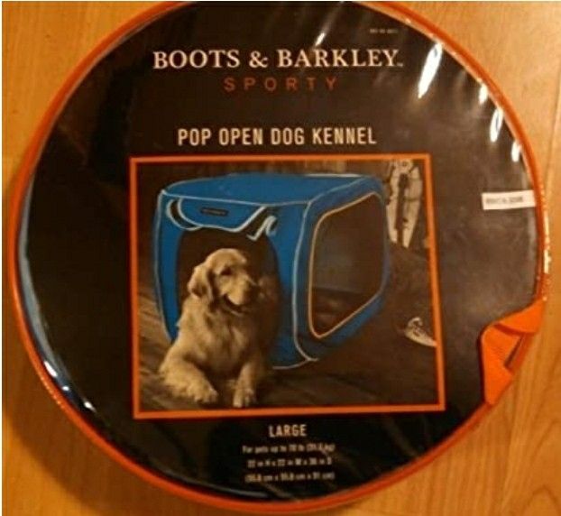 Sporty Pop Open Dog Kennel by Boots and Barkley