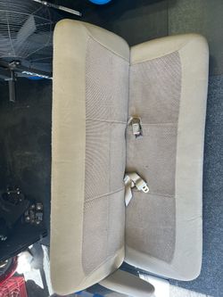 Ford E-350 van Tan Cloth Rear Bench Car Seat with Seatbelt
