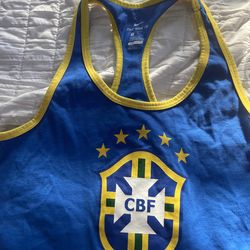 Brazil soccer tank top