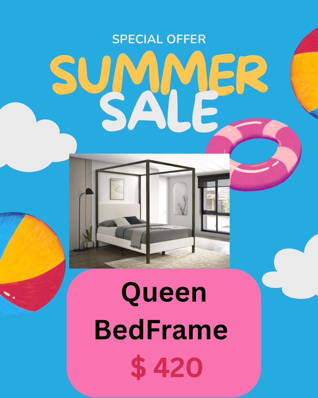 Canopy Bed Frame