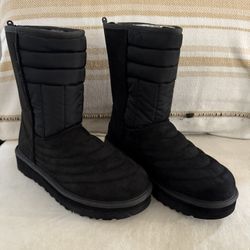 UGG Classic Short Boots  WHITE MOUNTAINEERING BLACK  COLOR