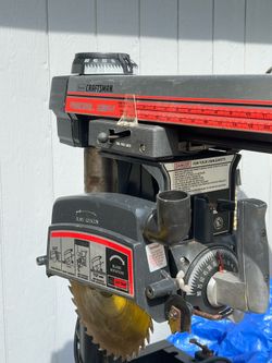 Craftsman radial saw