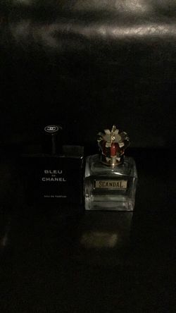 2  colognes for 80 Blue De Chanel and ScanDal no box
