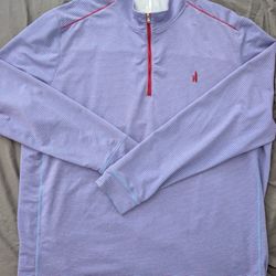 Johnnie-O Men's Striped 1/4 Zip Pullover "NWO Tags" Size XXL