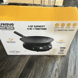 🔥 Nuwave Hot Wok Induction Cooktop – 14” Carbon Steel Wok | Used w/ Original Box 🔥