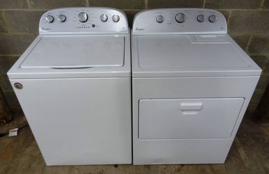 Whirlpool 27" Washer And Electric Dryer Set - White - WTW4816FW1 & WED49STBW1