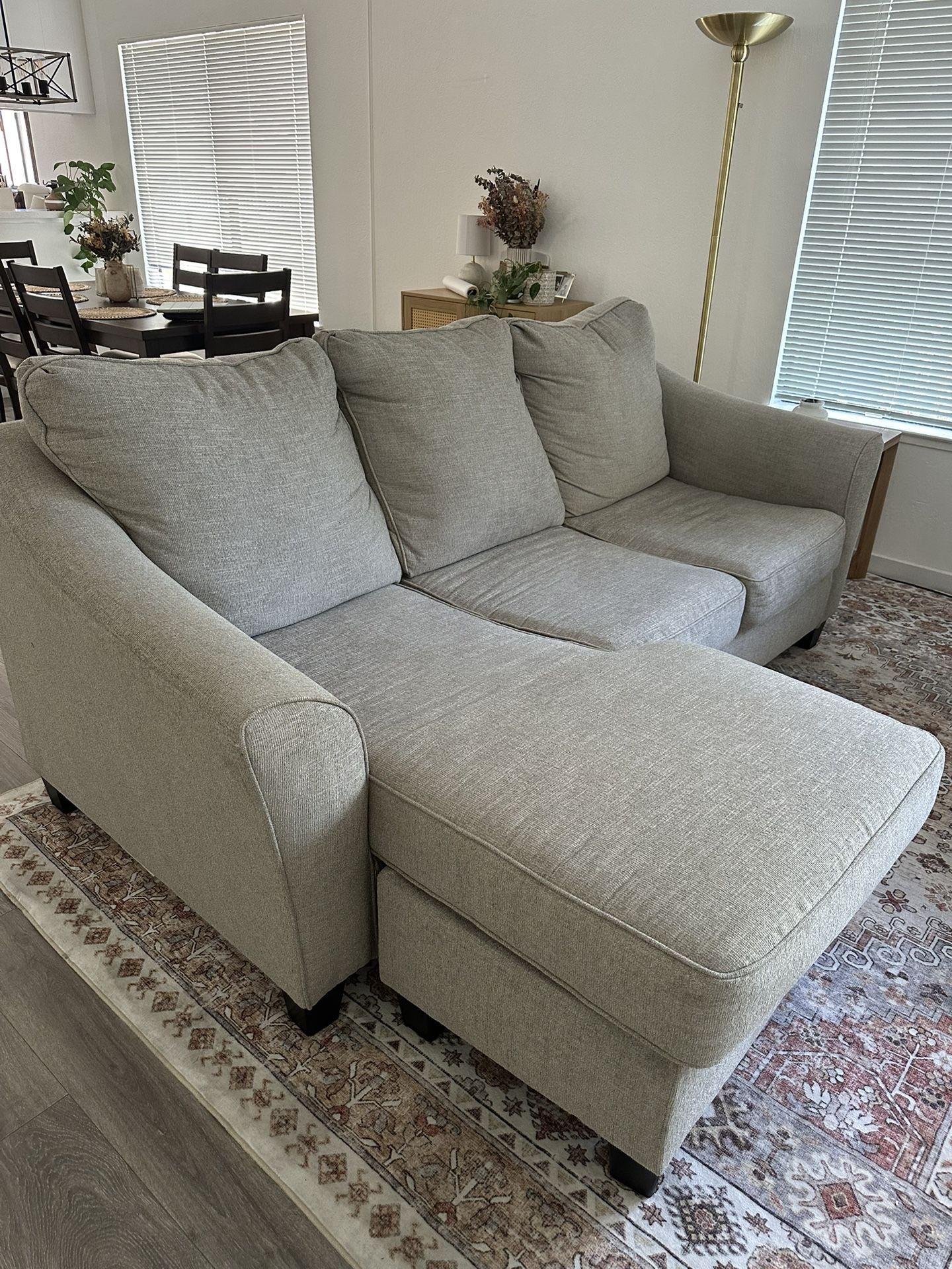 Beige Sectional Couch