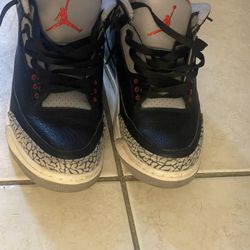 Air Jordan 3 OG Black Cement Size 8.5