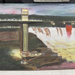 Water Fall Painting Panel 