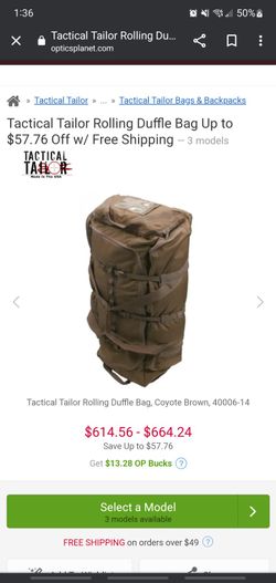 Tactical tailor rolling clearance duffle bag