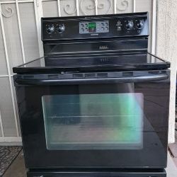 Stove Glass Top Black 