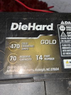 Auto Diehard Battery for sale $80.00