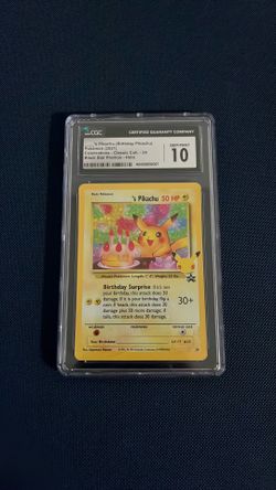 CGC 10 Celebrations Birthday Pikachu Promo