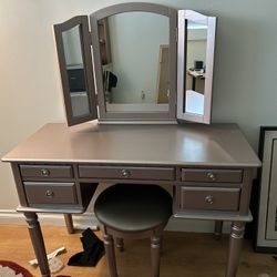 Vanity with Matching Stool