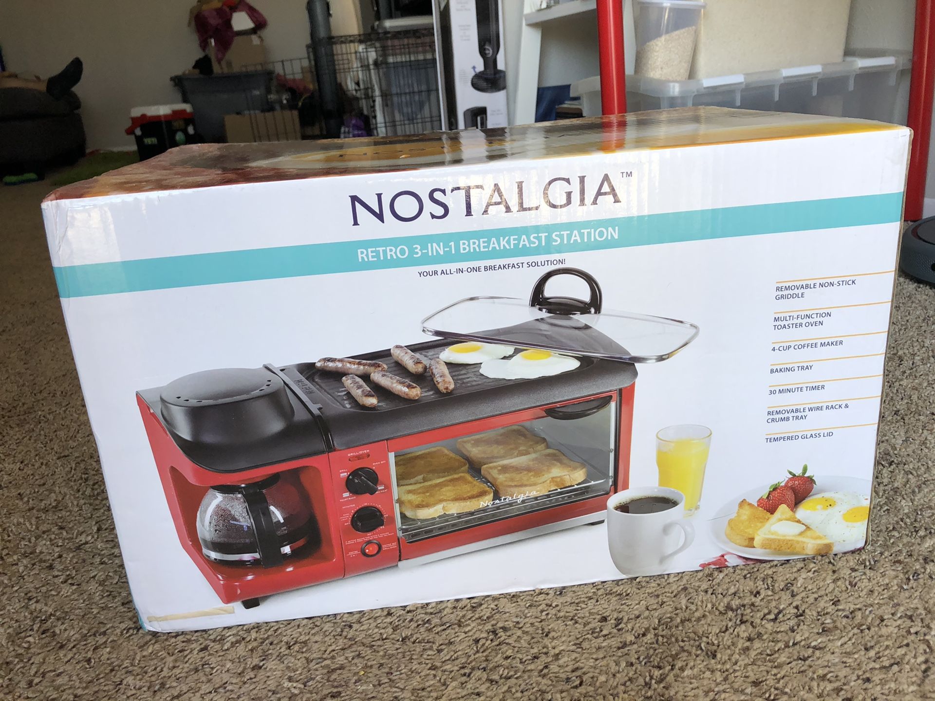 3 in 1 breakfast machine toaster coffee maker griddle