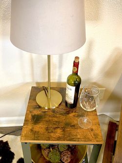 Gold table lamp - $40 OR BEST OFFER