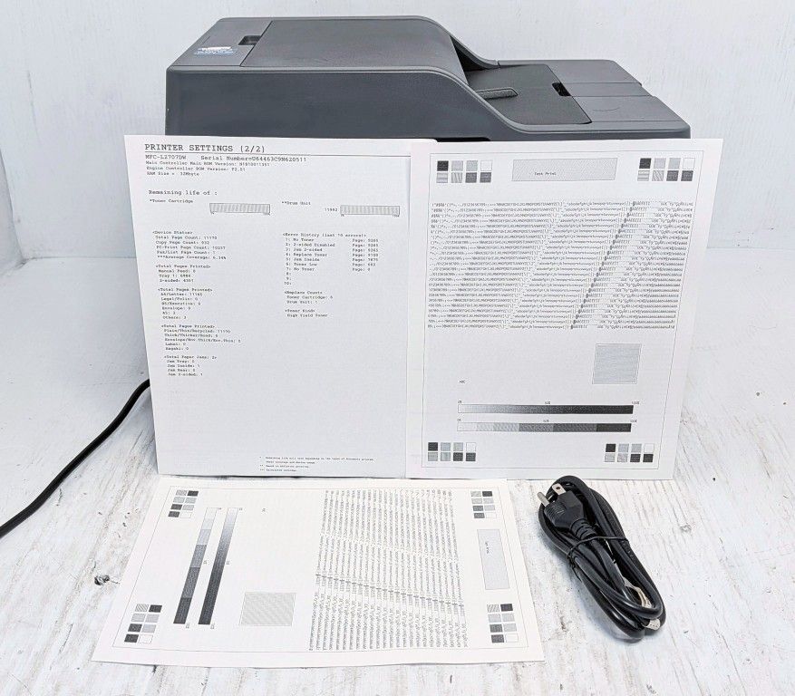 BROTHER MFC-L2707DW All-in-One Wireless Laser Printer Page Count 11170