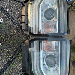2018 GMC OEM Headlights LEDs 
