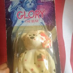 Vintage 1999 McDonalds Glory the Bear TY Beanie Baby in original box