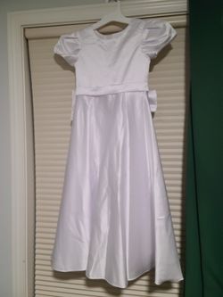 White Girls' Formal Dress - Size 8