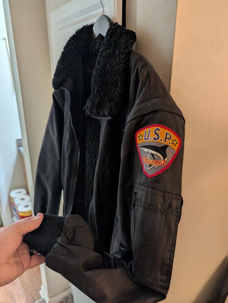 Men's Large Mixed Weather Bomber Jacket