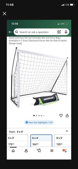 Quick Play Goal Setup