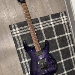 ESP LTD MH-350 Purple Electric Guitar with EMG Pickups and Floyd Rose