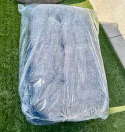 Gray ottoman