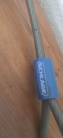 Schlage Double Loop  flexible steel cable. 15ft.long x 3/8-inch (10mm) diamete