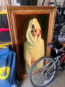 Large oil painting