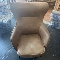 Faux Leather Armchair. 5-available. 