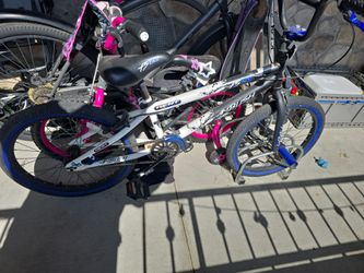 Bikes and pulling cart