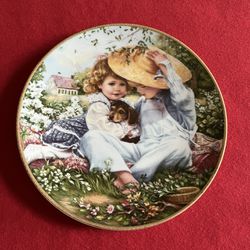 Sandra Kuck Collector Plate A Time To Love March of Dimes Limited Edition