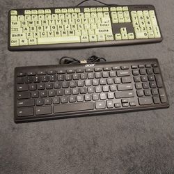 2  USB   Keyboards  For  Sale !