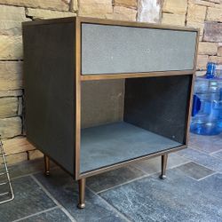 Stingray Leather Side Table