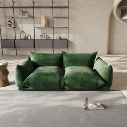 Green 2-Seat Sofa