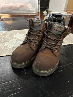 Dr. Marten safety toe boots size 10  $80