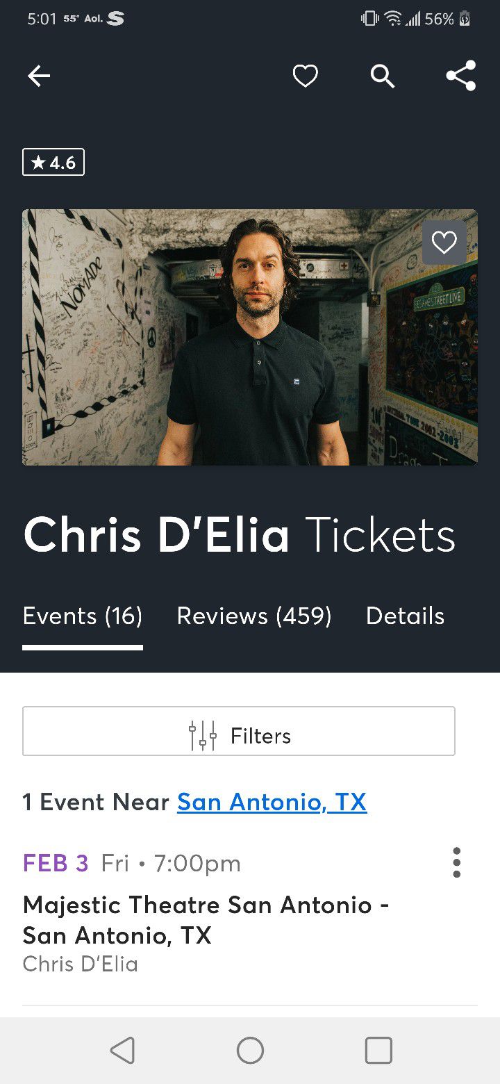 Chris D'Elia Comedy Show 2 Tickets