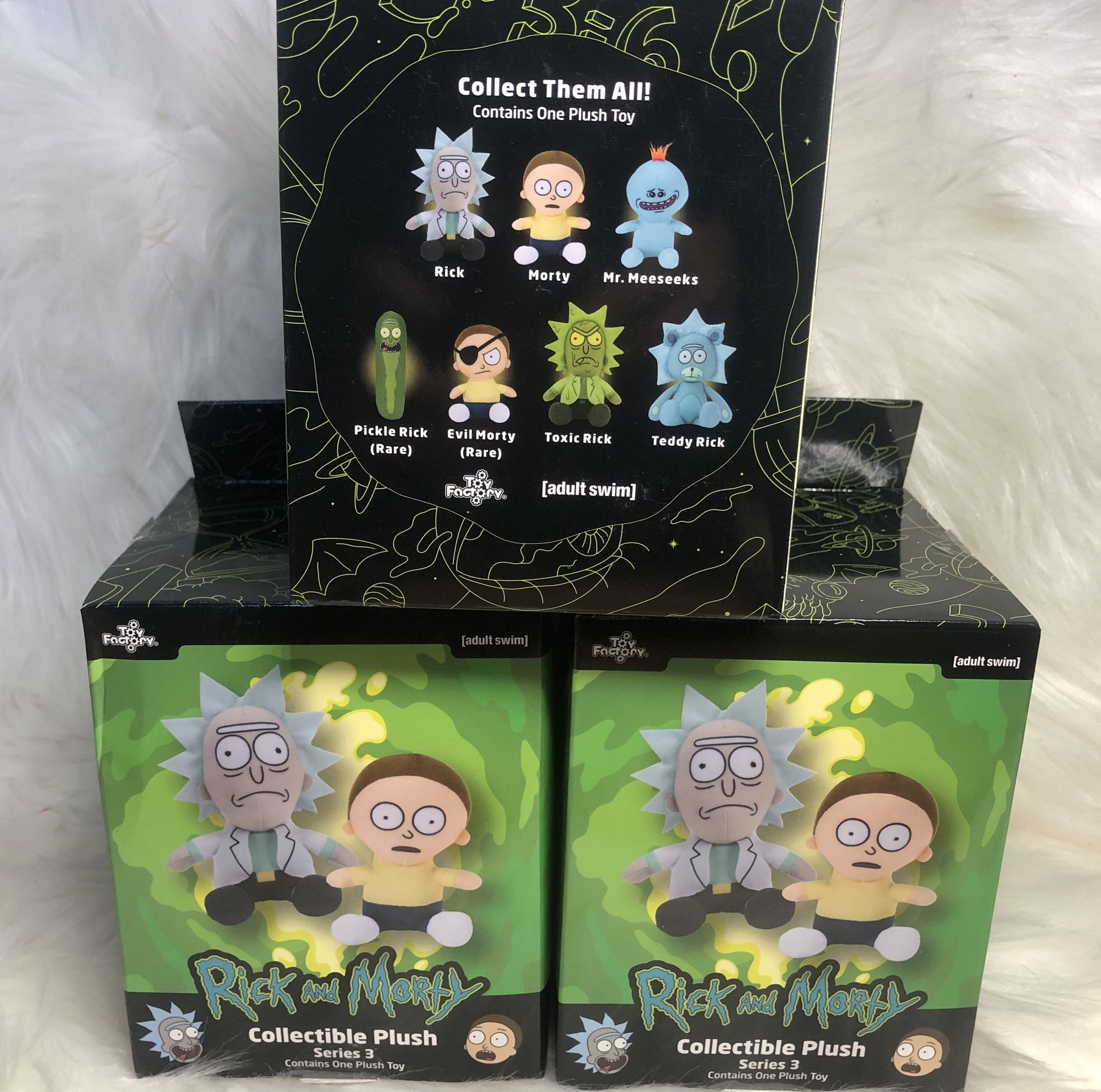 NEW Collectible Rick And Morty Mystery Box Plushies