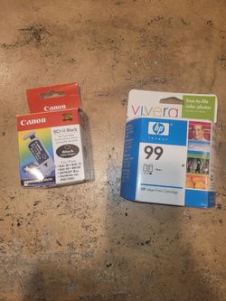HP PRINT CARTRIDGE & CANON INK CARTRIDGE