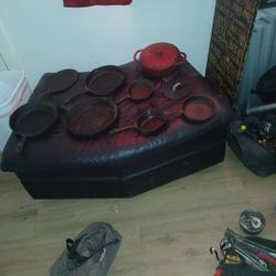 Vintage Cast Iron Frying Pans