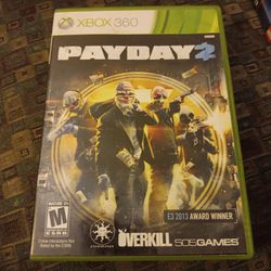 XBox 360 "PAYDAY 2" Video Game