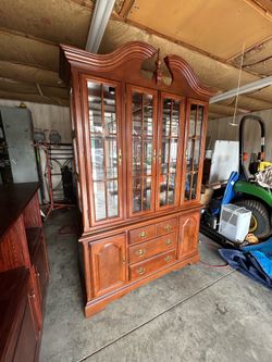 Wood China Cabinet