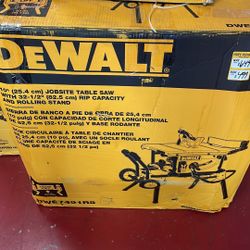 Dewalt Table Saw With Rolling Stand