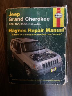 Haynes Keep Grand Cherokee 1(contact info removed) Repair Manual