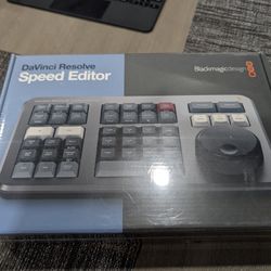 Davinci Resolve Speed Editor New Sealed.
