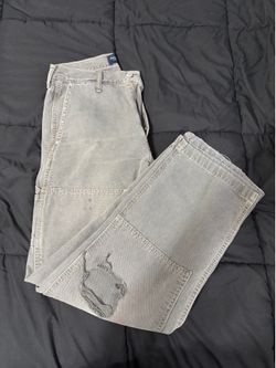 Washed Olive Green Carpenter Pants 29/30