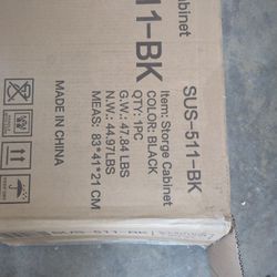 4 drawer side table black